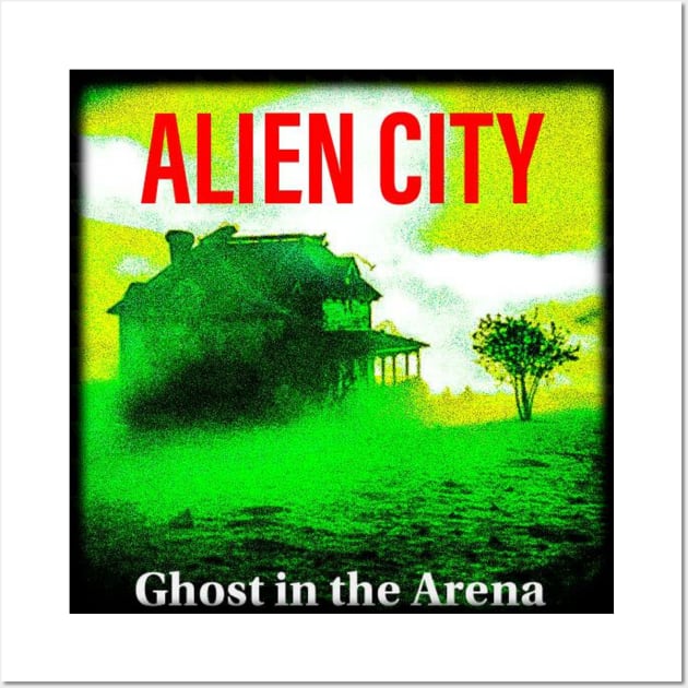 Ghost in the Arena design Wall Art by NIZAM RECORDS 